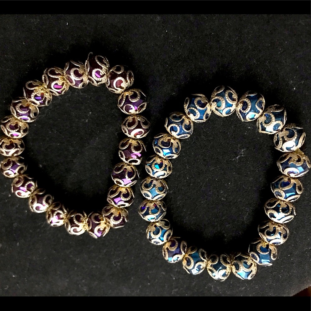 Italian - Crystal & Filigree Bracelet